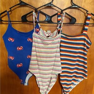 Colorful Forever 21 Bodysuit Set